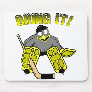 Penguin Goalie Mousepad