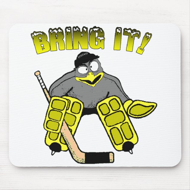 Penguin Goalie Mousepad (Front)