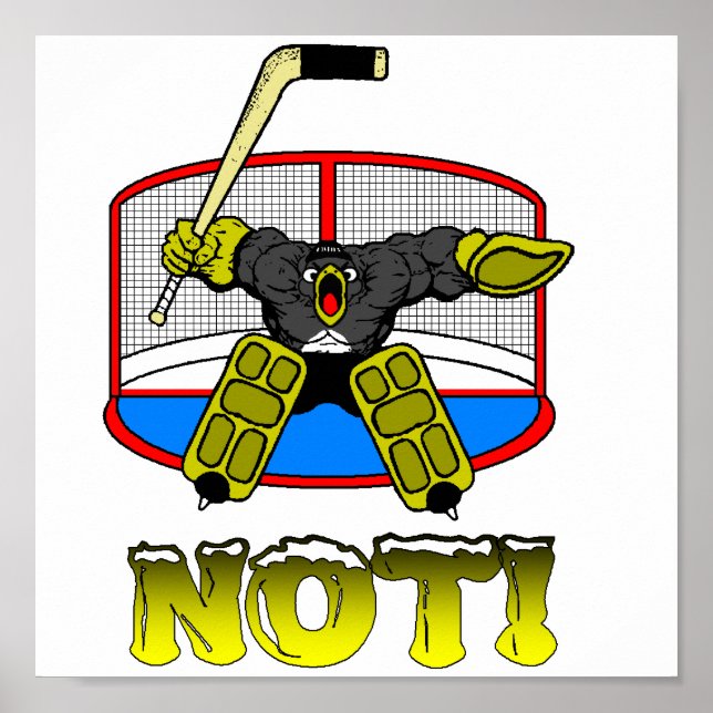 Penguin Goalie Poster (Front)