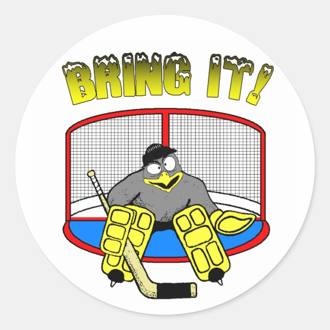 Penguin Goalie Sticker (Front)