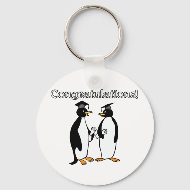 Penguin Graduates Key Ring (Front)