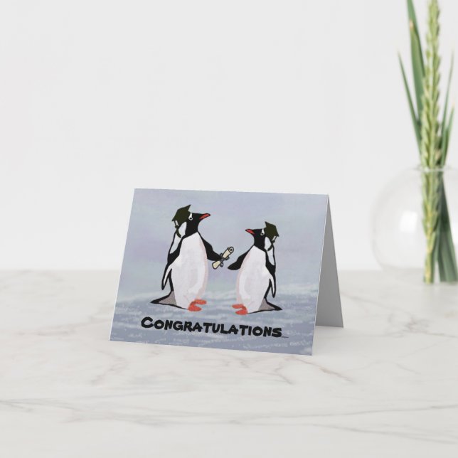 Penguin Graduation Cards (Front)