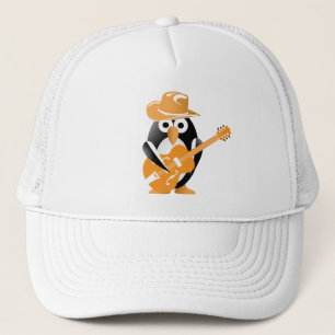 Penguin guitarist trucker hat