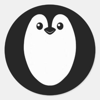 Penguin Halloween Costume For Men Women Kids Cool Classic Round Sticker