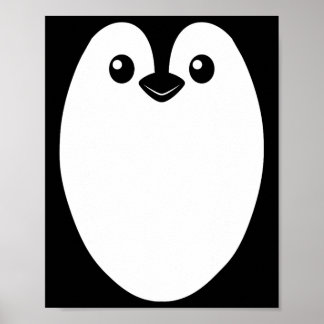 Penguin Halloween Costume For Men Women Kids Cool Poster