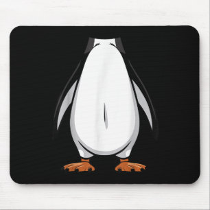 Penguin Halloween Outfit Funny Simple Kids Costume Mouse Pad