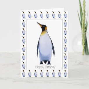 Penguin Happy Birthday Card