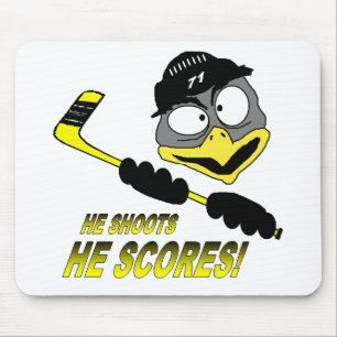 Penguin Hockey Mousepad