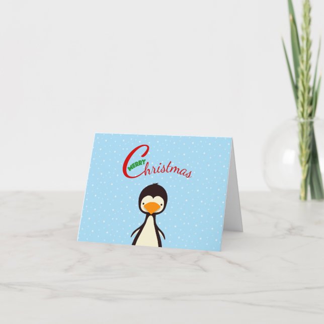 Penguin Holiday Card (Front)