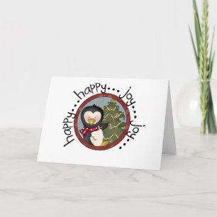 Penguin Holiday T-shirts and Gifts Card