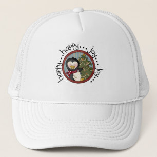 Penguin Holiday T-shirts and Gifts Trucker Hat