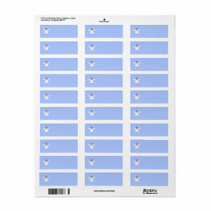 Penguin Hug Return Address Label