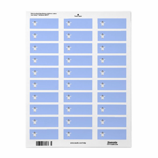 Penguin Hug Return Address Label (Full Sheet)