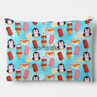 Penguin Ice Cream Sweets Accessory Pouch