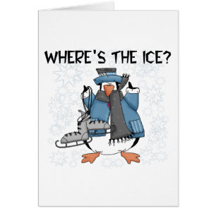 Penguin Ice Skating Tshirts and Gifts