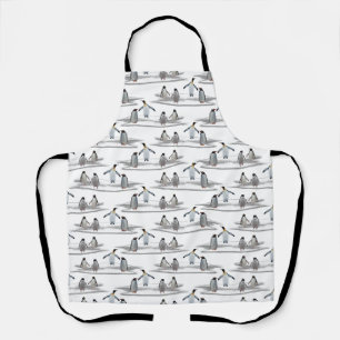 Penguin Iceberg Party All Over Print Apron