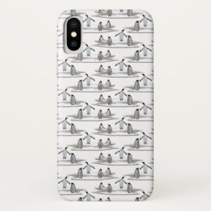 Penguin Iceberg Party iPhone X Case(choose colour) iPhone X Case