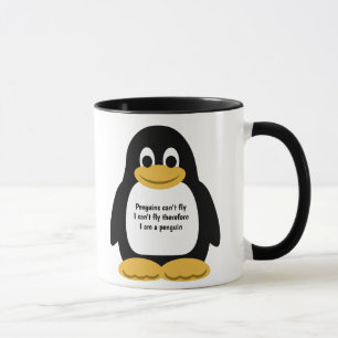 Penguin illustration mug