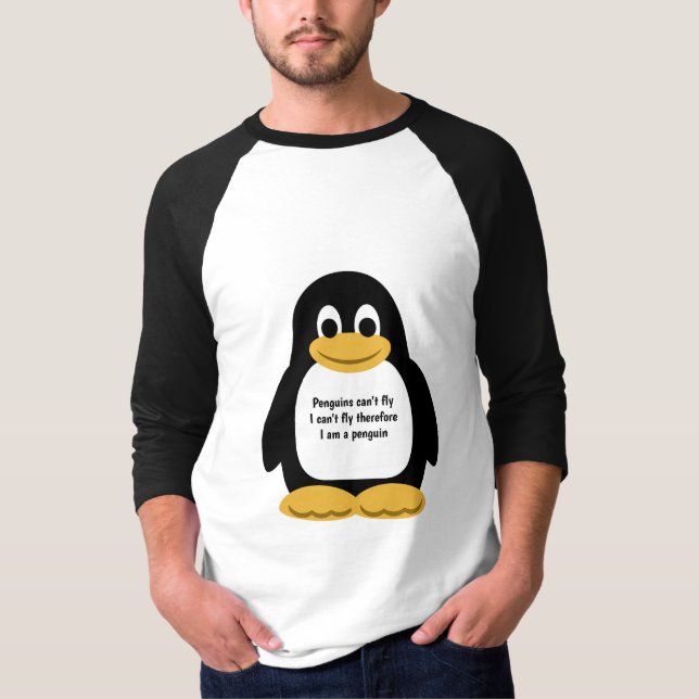 Penguin illustration T-Shirt (Front)