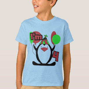 Penguin I'm 4 Tshirts and Gifts
