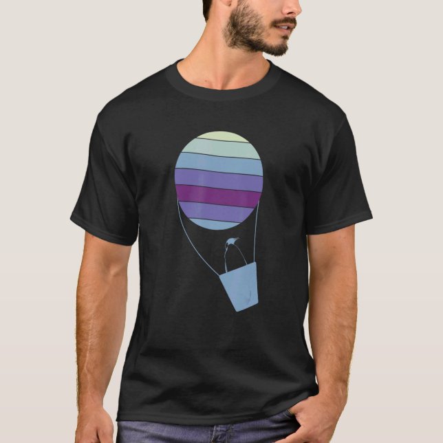 Penguin In A Balloon T-Shirt (Front)