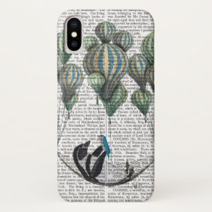 Penguin in Hammock Balloon iPhone X Case