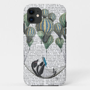 Penguin in Hammock Balloon iPhone 11 Case