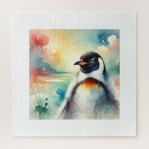 Penguin in Harmony with Nature 030924AREF121 - Wat Jigsaw Puzzle