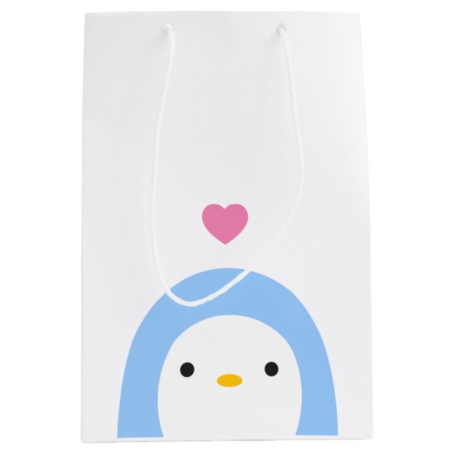 Penguin in Love Gift Bag (Front)