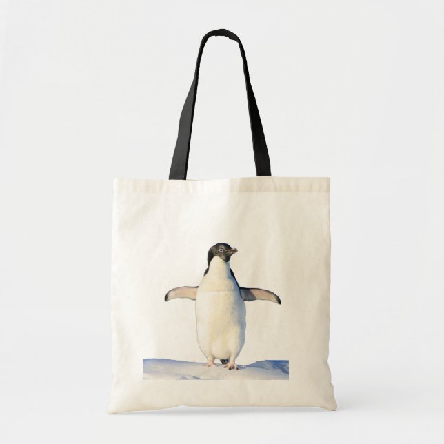 Penguin in Snow Tote Bag (Front)
