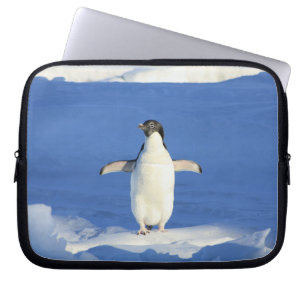 Penguin in the Snow Laptop Sleeve