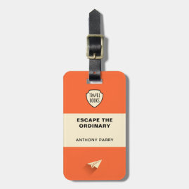 Penguin-inspired Book Cover Luggage Tag