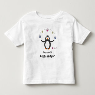 Penguin juggling cupcakes little helper toddler T-Shirt