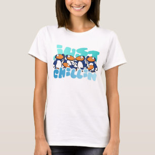 Penguin Just Chillin Ladies Tank Top