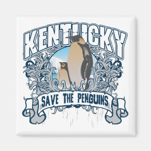 Penguin Kentucky Magnet