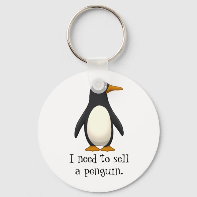 Penguin Key Ring (Front)