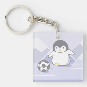 penguin key ring