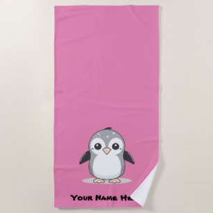 Penguin Kids Beach Towel