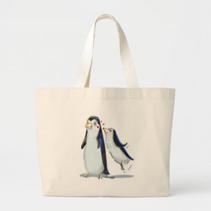 PeNgUiN KiSs Large Tote Bag