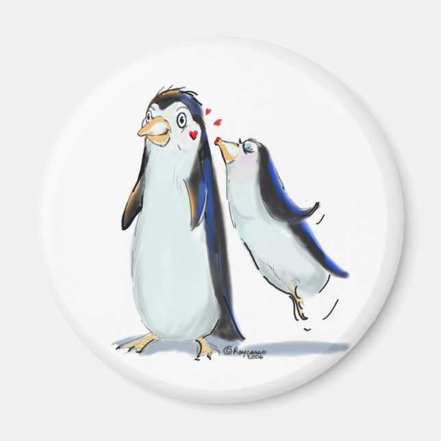 PeNgUiN KiSs Magnet (Front)