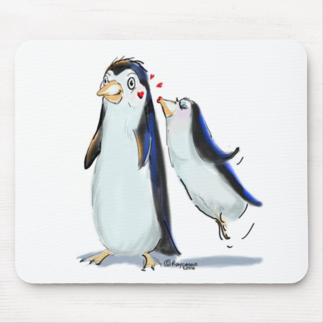 PeNgUiN KiSs Mouse Pad (Front)