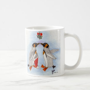 Penguin Kiss mug