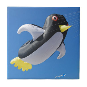 Penguin Kite Ceramic Tile