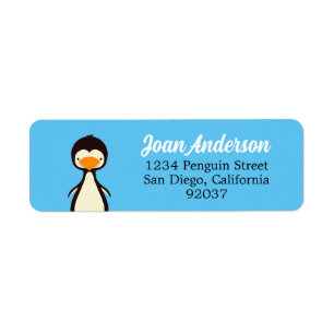 Penguin Label Return Address Label