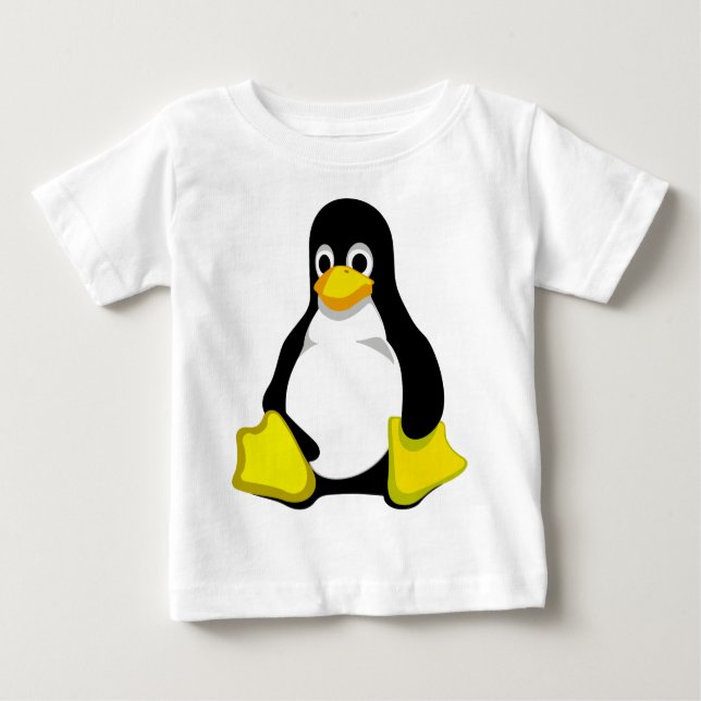 Penguin Linux Tux Baby T-Shirt (Front)