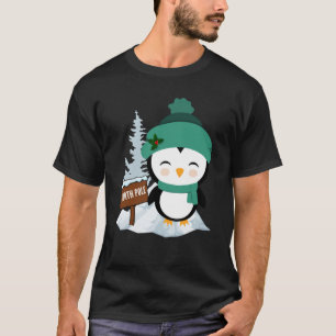 Penguin Lost In North Pole Penguin T-Shirt