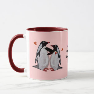 Penguin Love 25th Anniversary Mug
