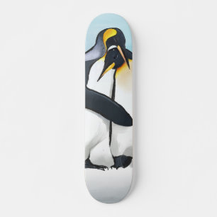 Penguin Love Kisses Skateboard