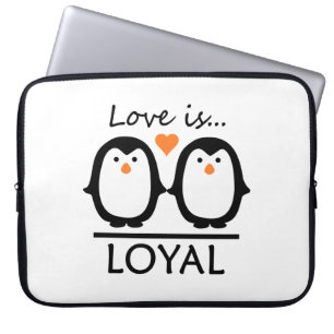 Penguin Love laptop sleeves