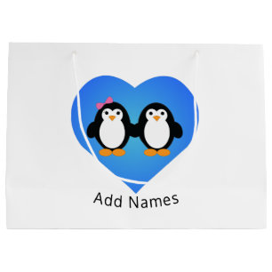 Penguin Love Large Gift Bag
